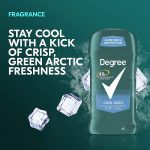 Degree Men Antiperspirant Deodorant 48-Hour Odor Protection Cool Rush Mens Deodorant Stick 2.7 oz, Pack of 6 - Image 10